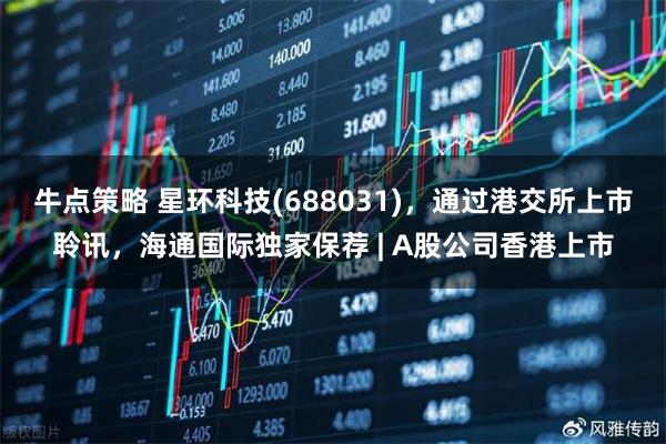 牛点策略 星环科技(688031)，通过港交所上市聆讯，海通国际独家保荐 | A股公司香港上市